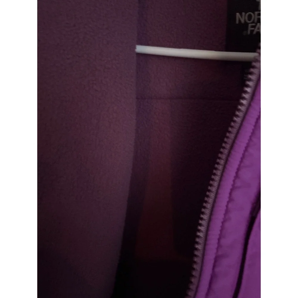 The North Face Denali Fleece Jacket Kids Large Purple Full Zip Coat